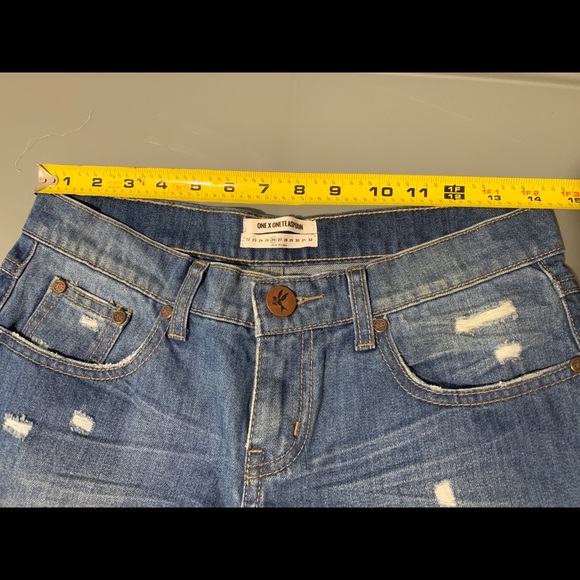 NWOT One Teaspoon Blue Cult Awesome Baggies - Picture 8 of 9